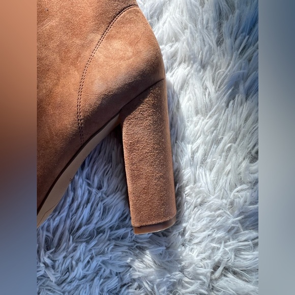 NWOT • Sam Edelman Chestnut Tie Up Peep Toe Chunky Heel - Picture 10 of 16